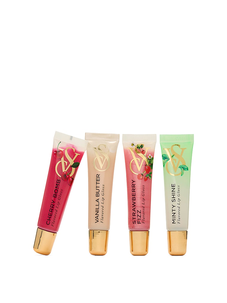 4-Piece Flavor Favorites Lip Gloss Gift Set ft. New Vanilla Flavor Sneak Peek 4-Piece Flavor Favorites Lip Gloss Gift Set ft. New Vanilla Flavor Sneak Peek